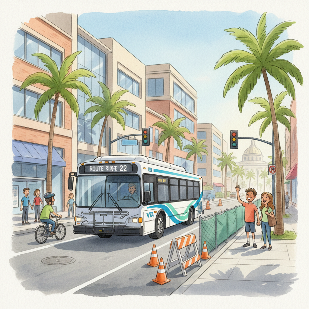 SF VTA Adapts Route 8 for Construction Progress