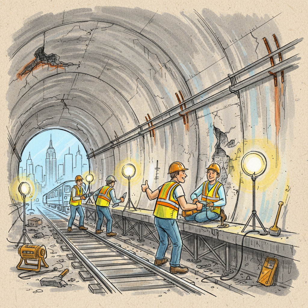 NYC Tunnel Repairs Secure Decades of Reliable Service