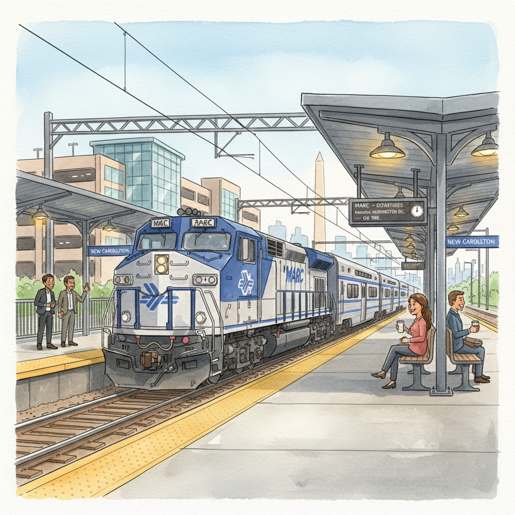 MARC Works to Restore Access at New Carrollton Hub