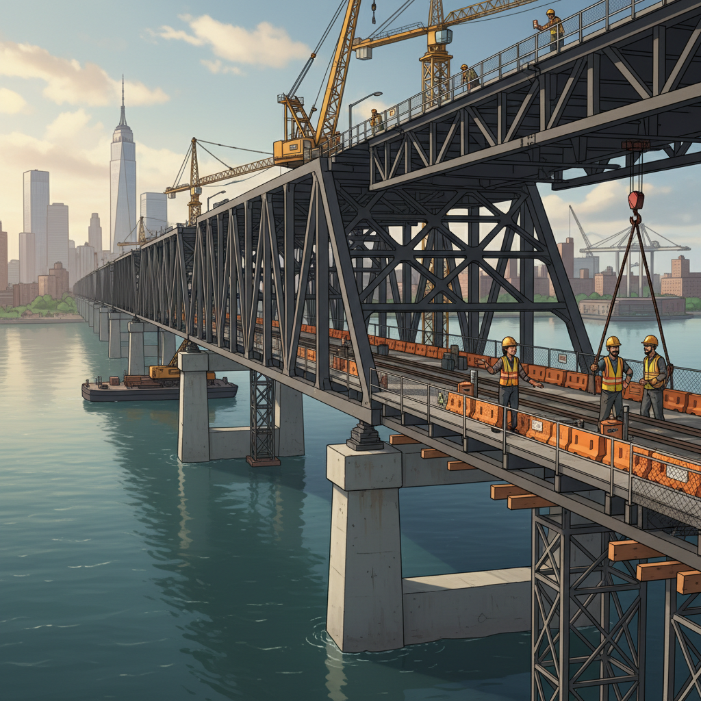 NYC Portal North Bridge Enters Final Phase