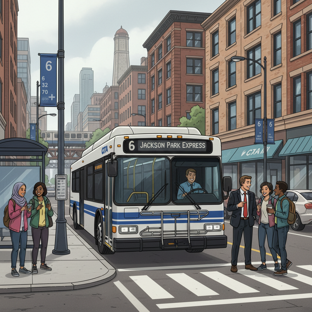 Chicago CTA Route 6 Adapts With Temporary Detour