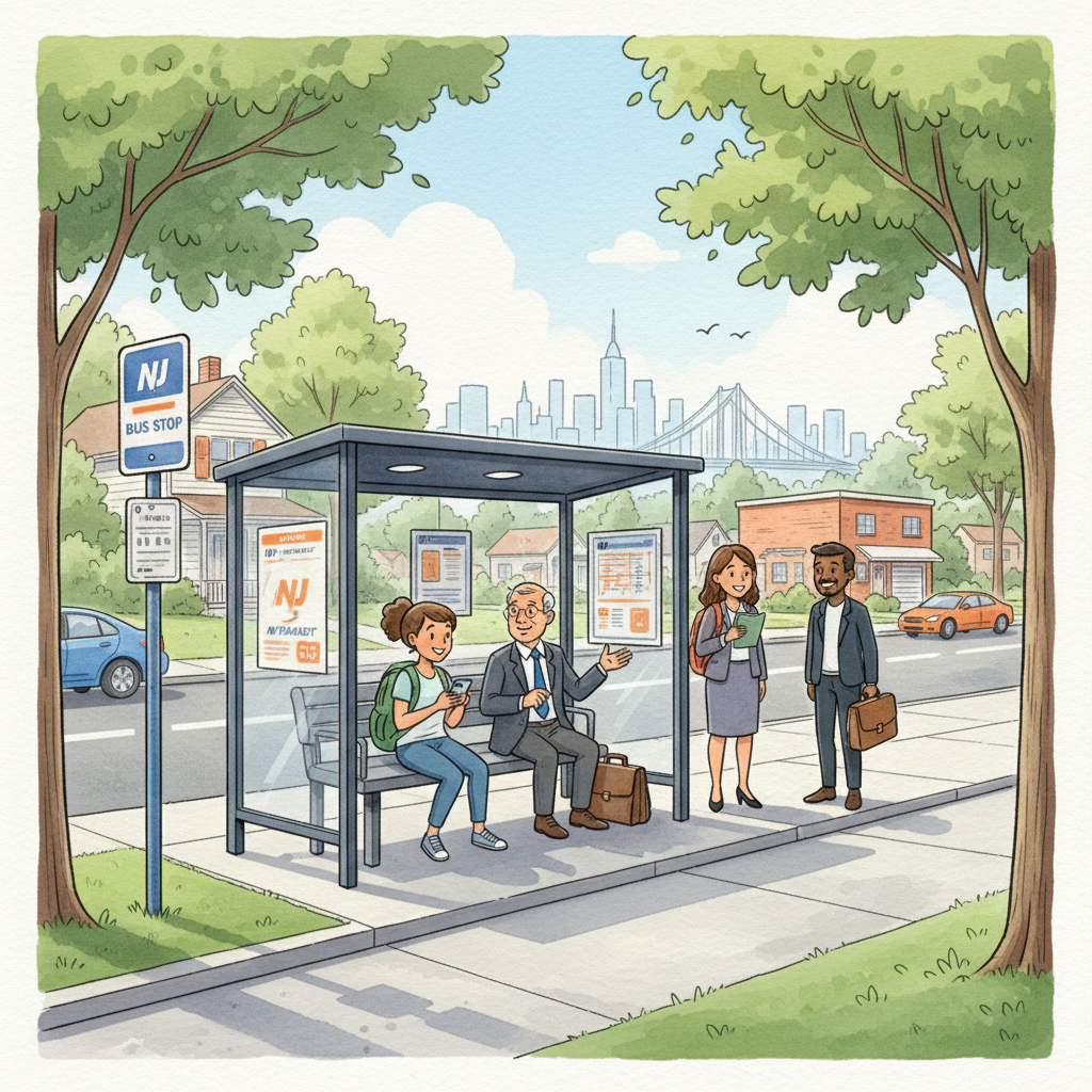 NJ TRANSIT Brings Free Bus Shelters to Communities