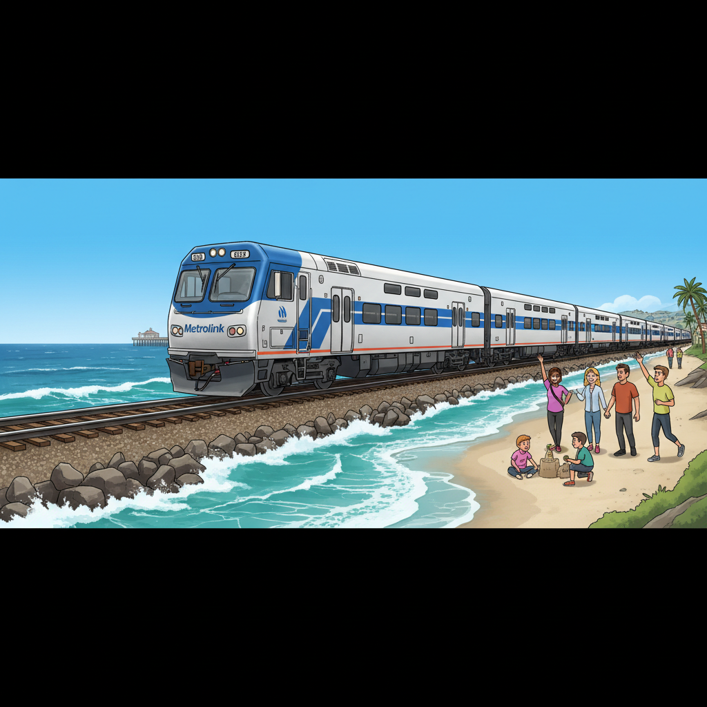 LA's Coastal Rail Gets $2.5M Climate Resilience Study