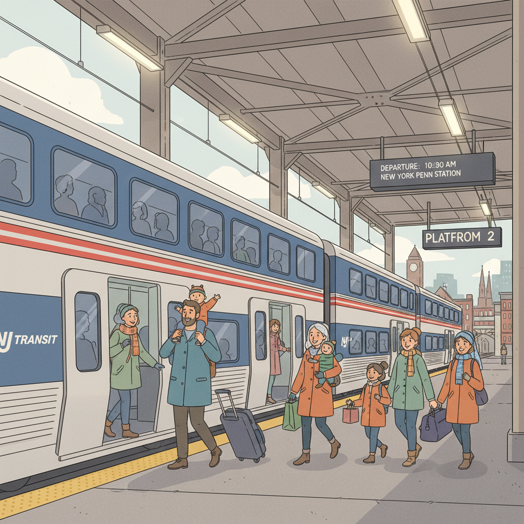 NJ TRANSIT Offers Free Kids Rides This Thanksgiving