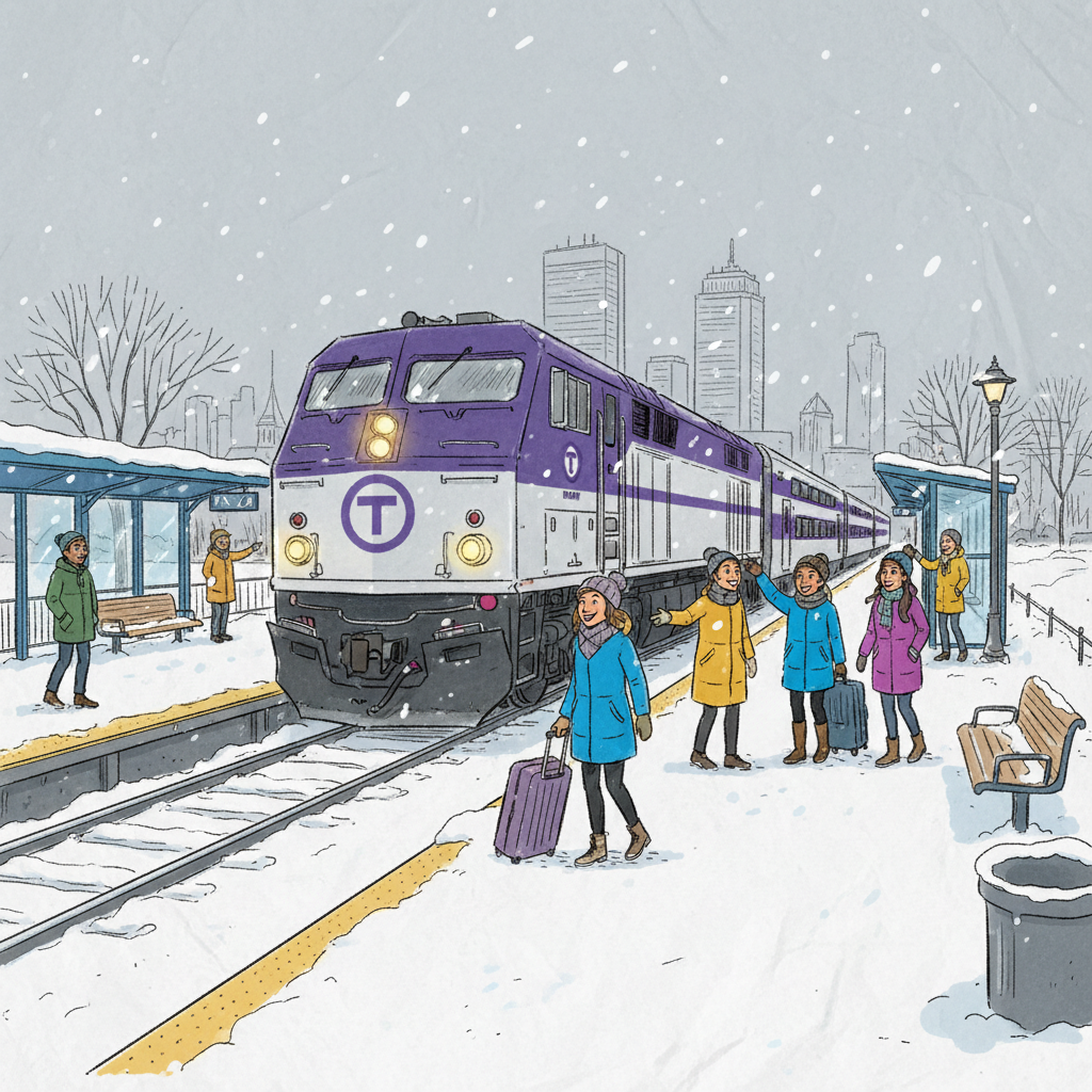Boston MBTA Preps for Snow — Riders Stay Connected