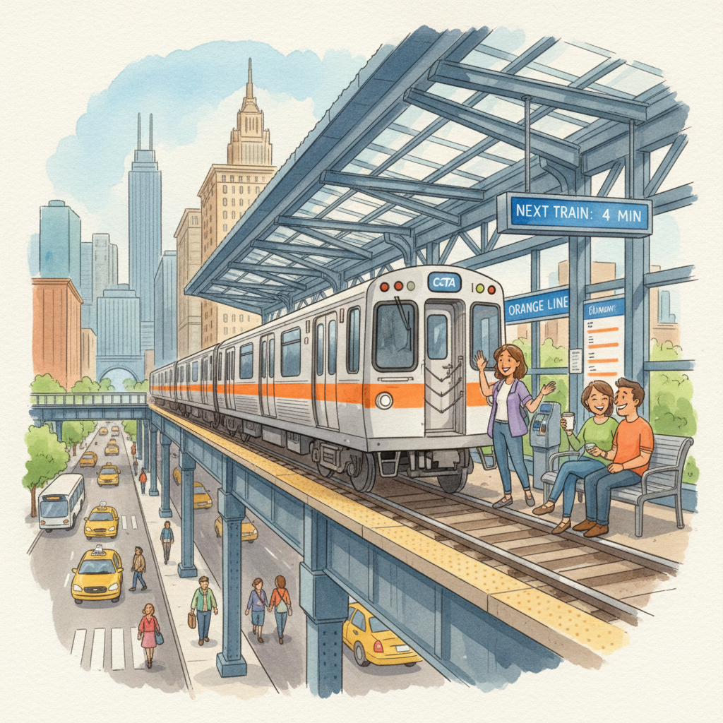 Chicago Orange Line Adapts for Track Maintenance
