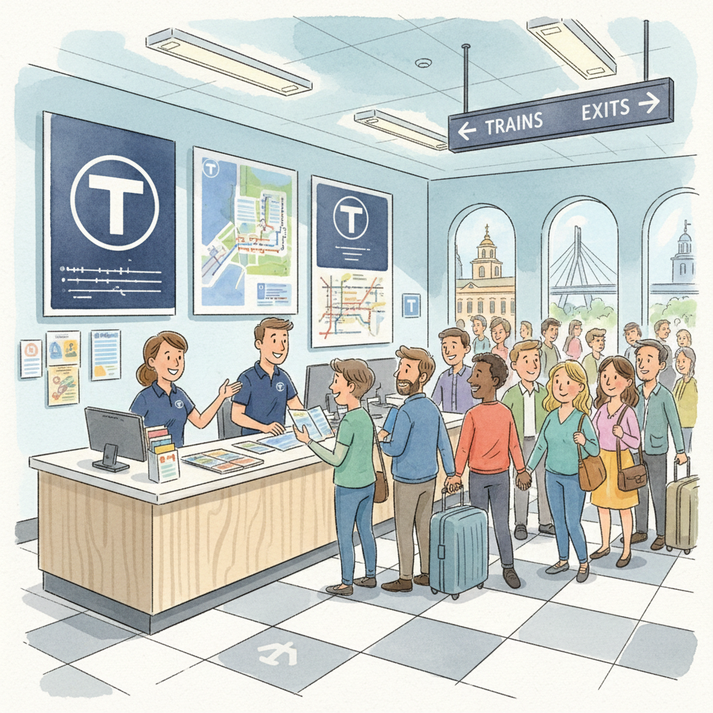 Boston MBTA Info Center Opens Daily at 5 AM