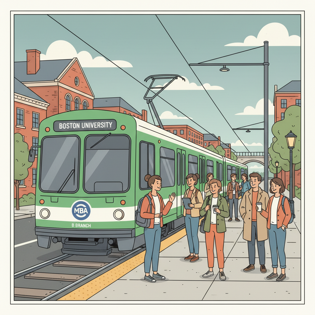 Boston Green Line B Branch Service Restored