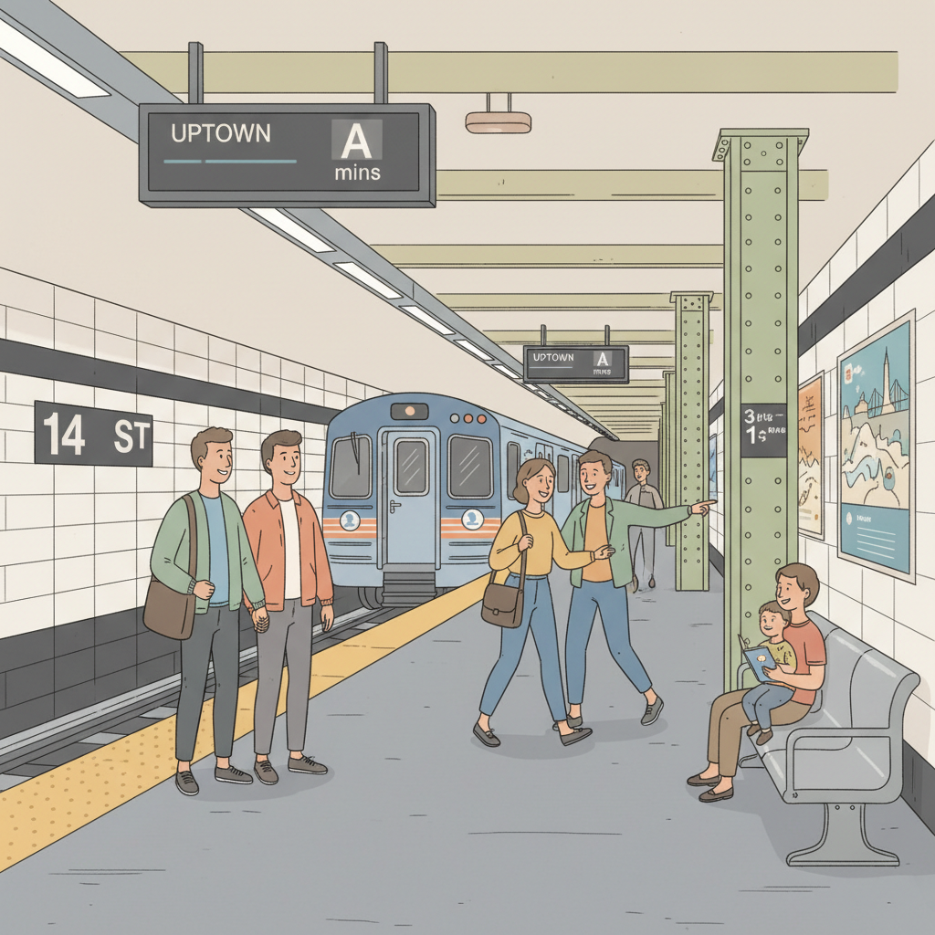 NYC's 14 St Station Adapts for Overnight Track Work