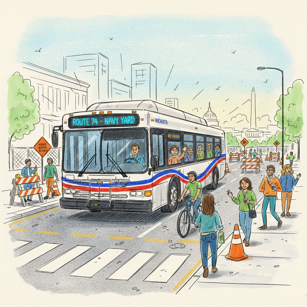 A1X Route Adapts to DC-Maryland-Virginia Construction