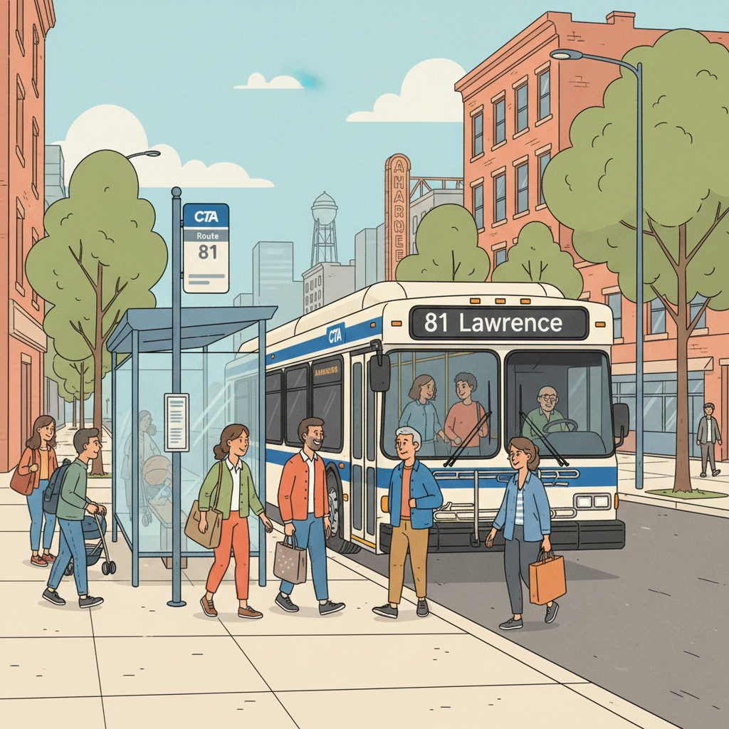 Chicago Route 81 Bus Stops Restored to Service