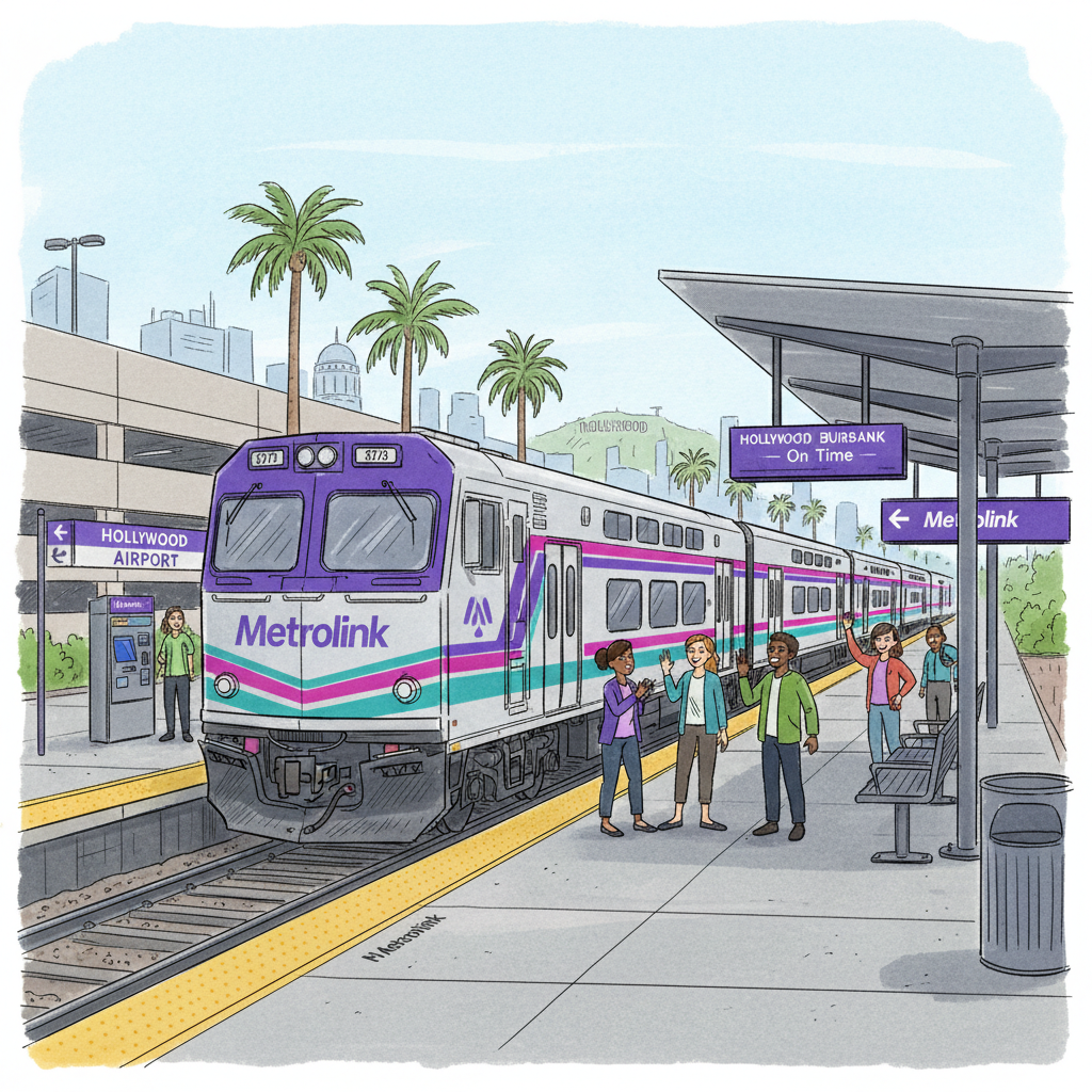 LA Train 217 Back on Track After Quick Fix