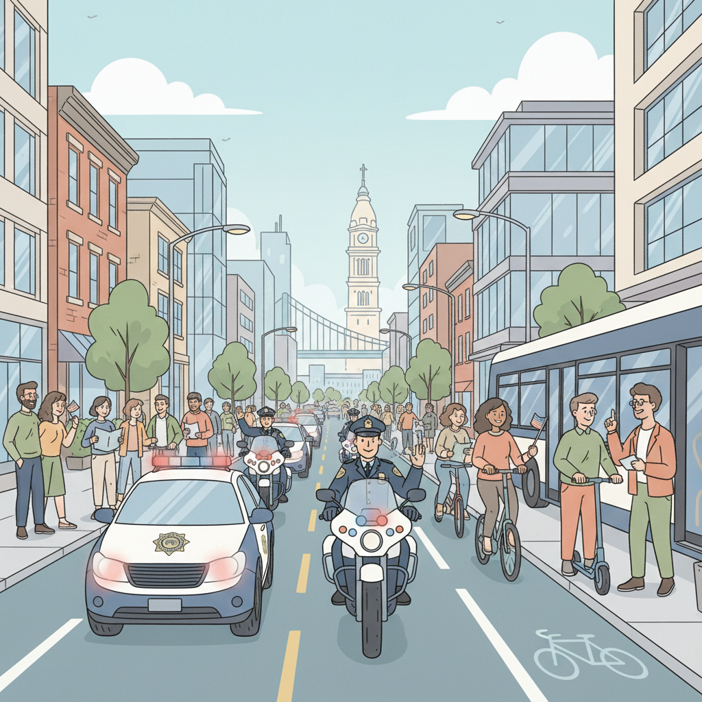 Philadelphia Roads Reopen After Officer Chan Tribute