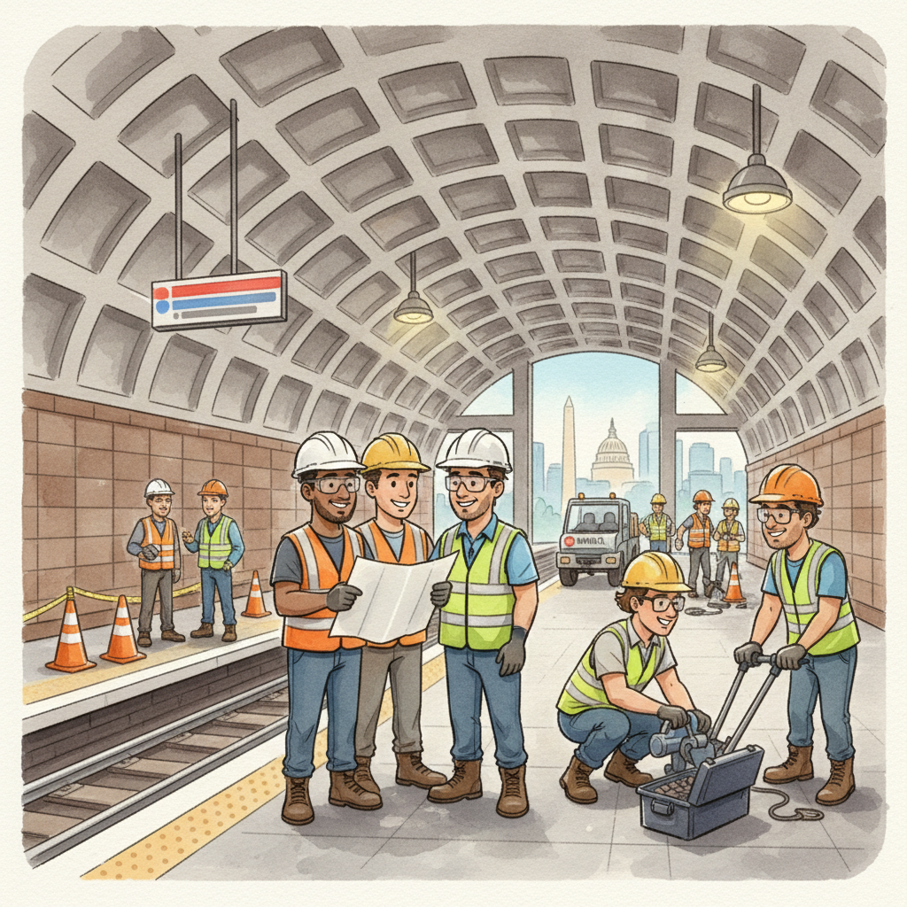 DC-Maryland-Virginia Metro Crew Tackles Station Issue