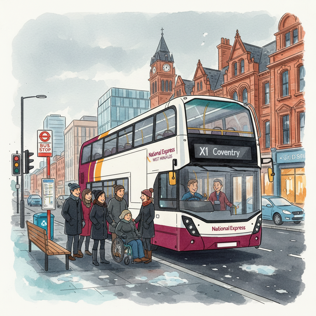 West Midlands Slashes Bus Fares to Ease Holiday Costs