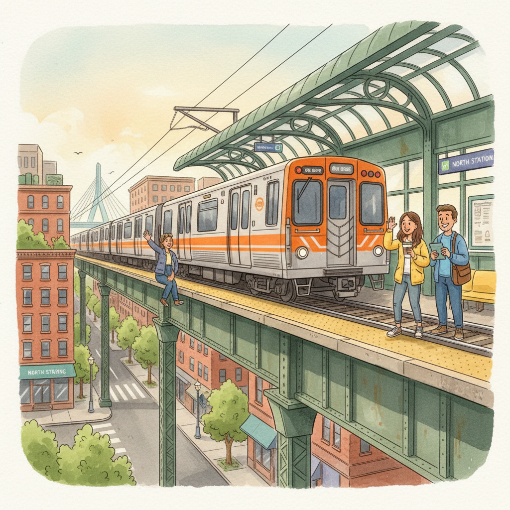 Boston Swan Delays Orange Line — Service Quickly Restored