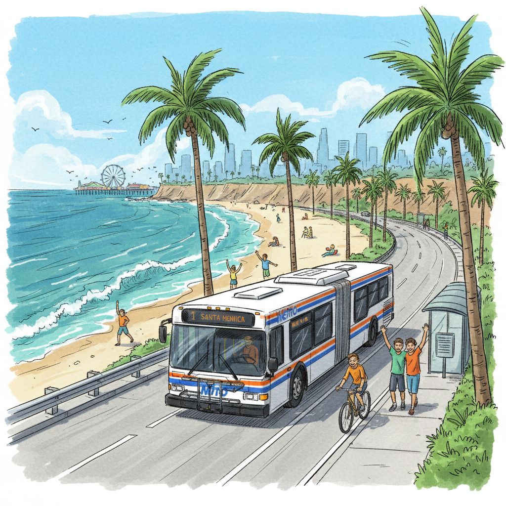 LA Metro Restores Bus Link to Malibu After Fire