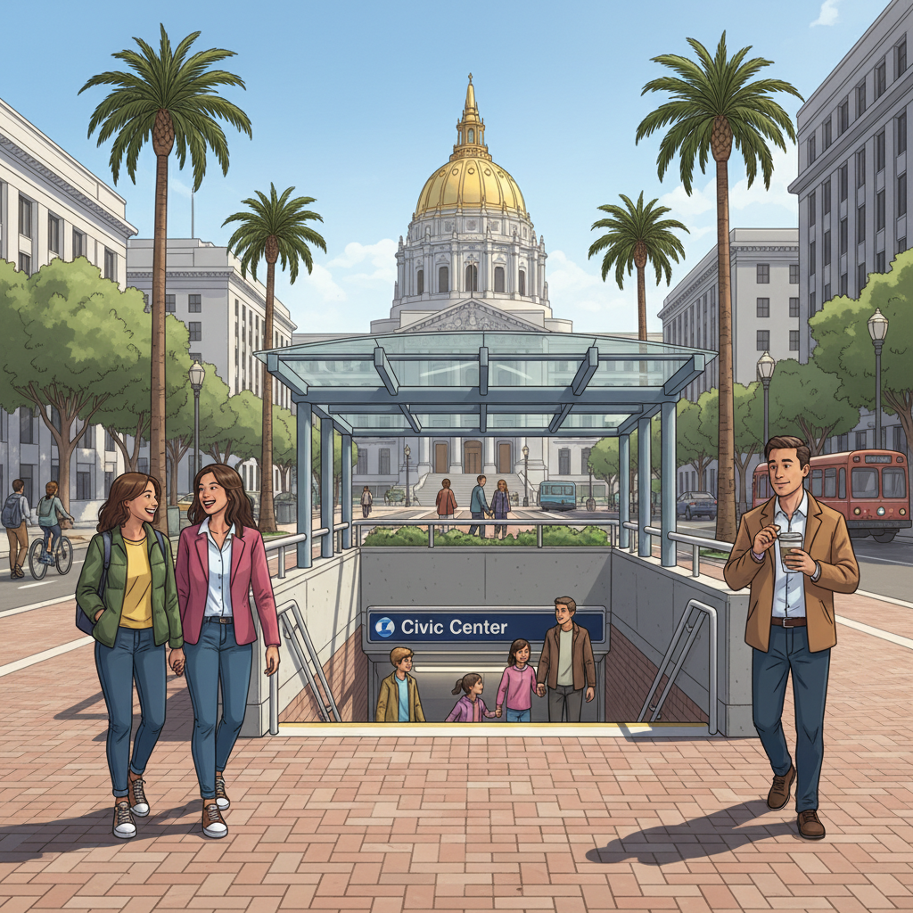 SF BART Upgrades Civic Center Access This Week