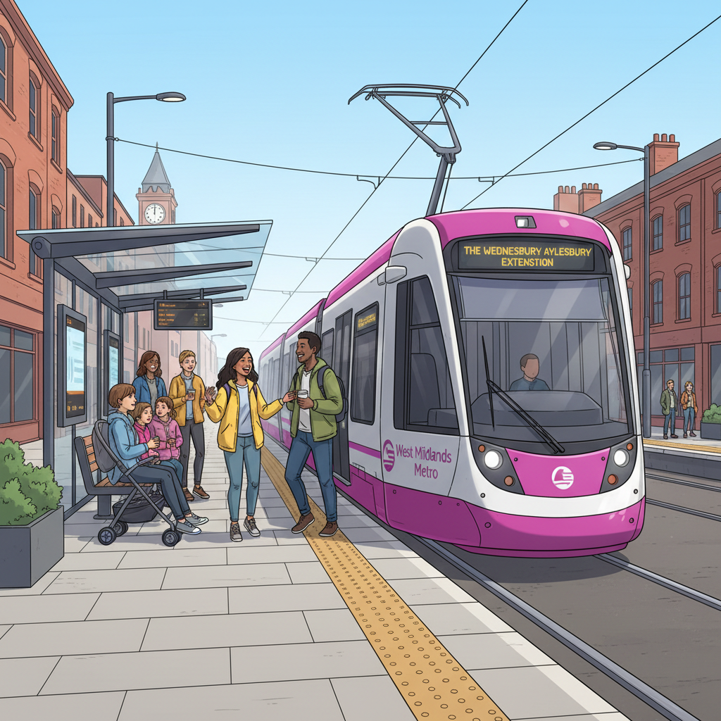 West Midlands Tram Adapts Service Amid Staffing Shift