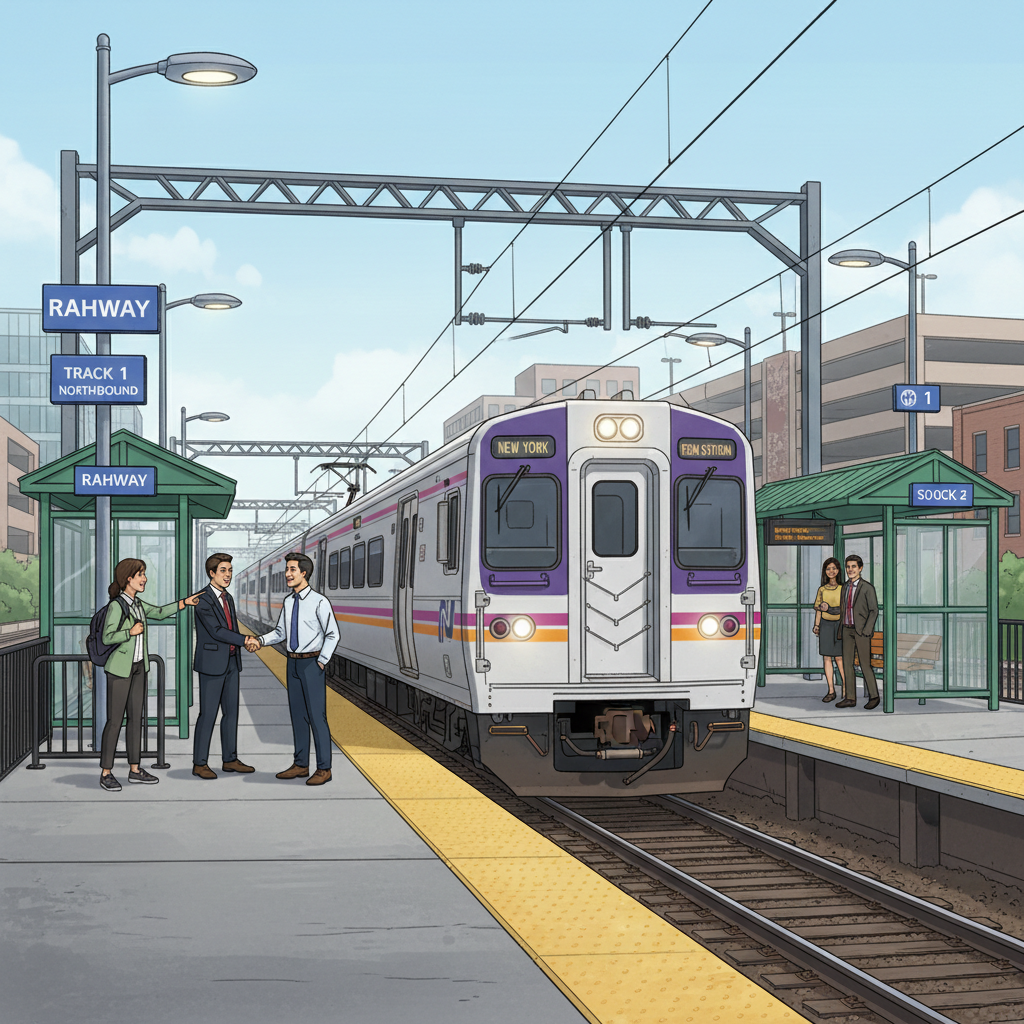 NJ Transit Adds Rahway Station Map for Easier Navigation