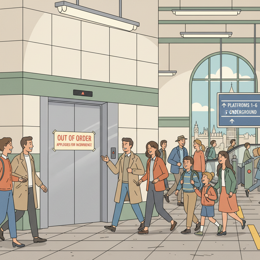 Clapham Junction Adapts as Lift Repairs Progress