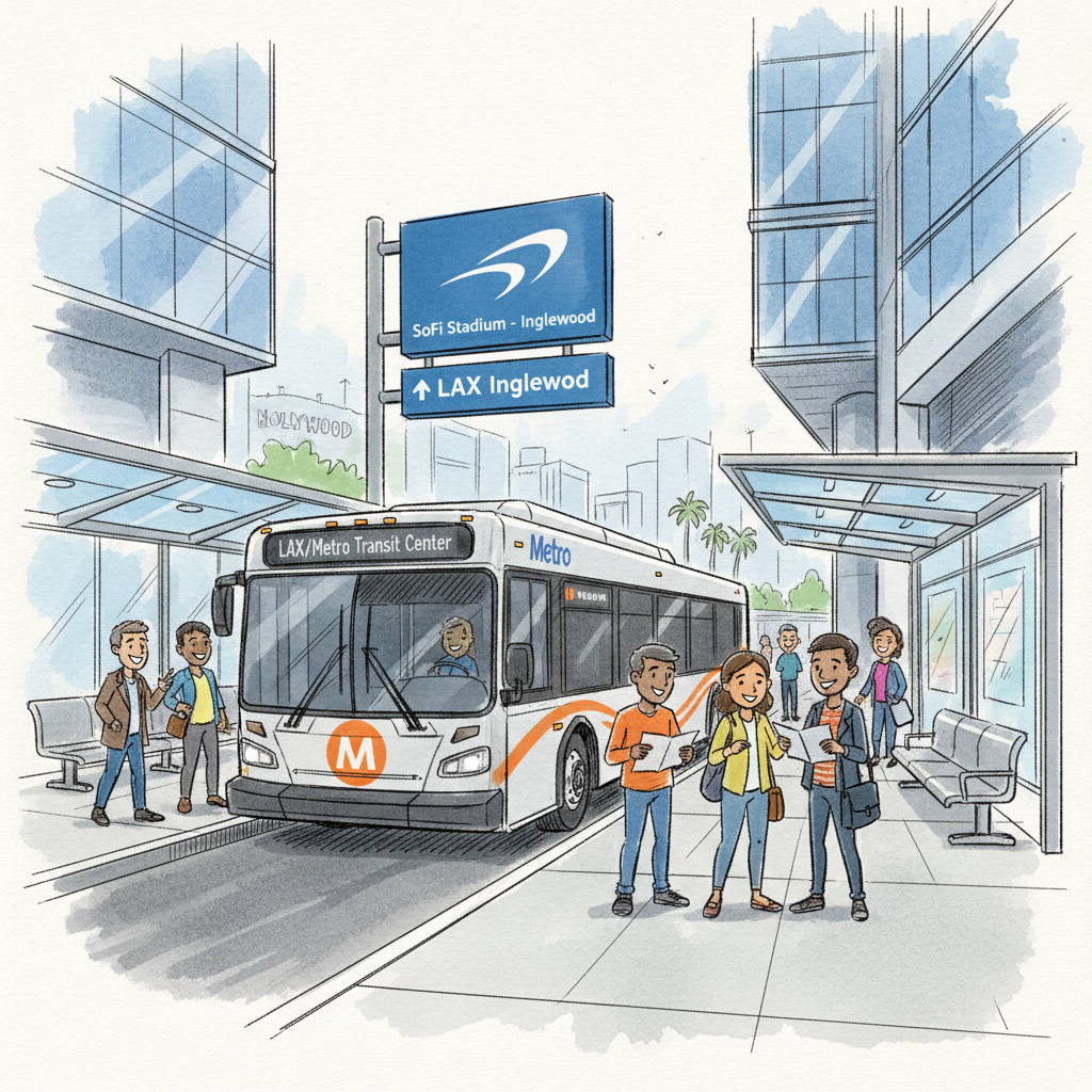 LA Metro Launches Free SoFi Stadium Shuttle