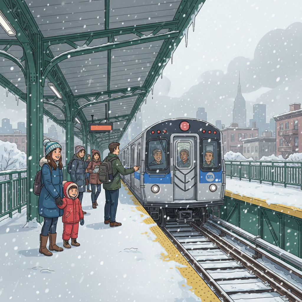 NYC Transit Adapts After Snowstorm Hits Region