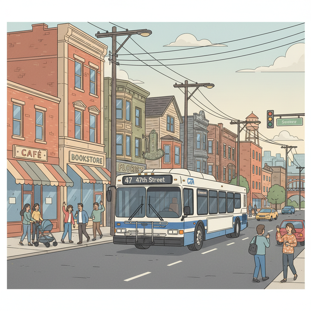 Chicago CTA Route 47 Adapts to Temporary Detour