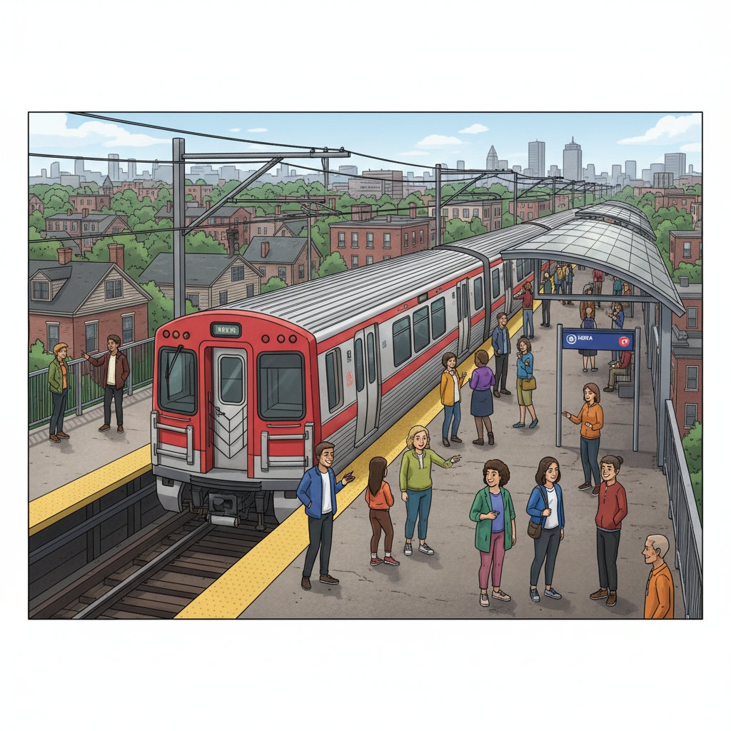 Boston Red Line Adapts to Morning Disruption