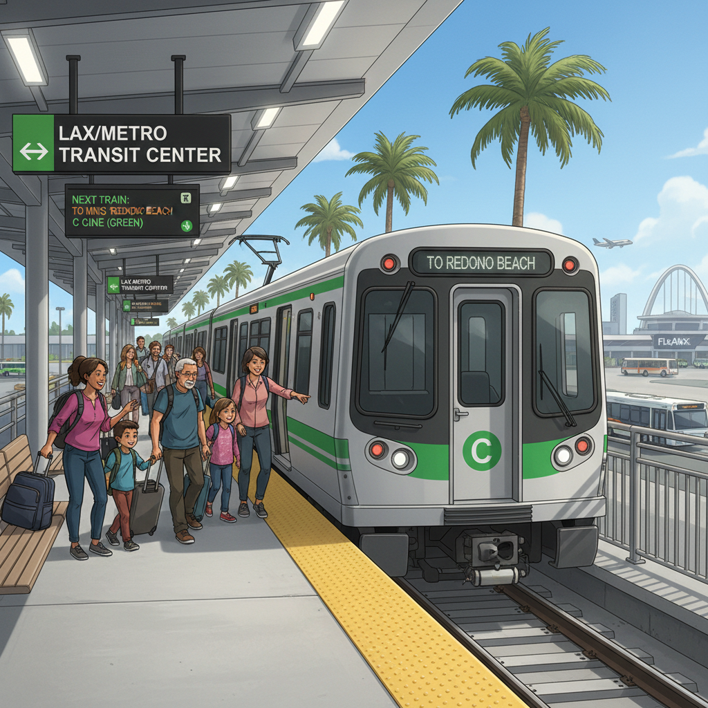 LA's New Transit Hub Connects Rail to LAX