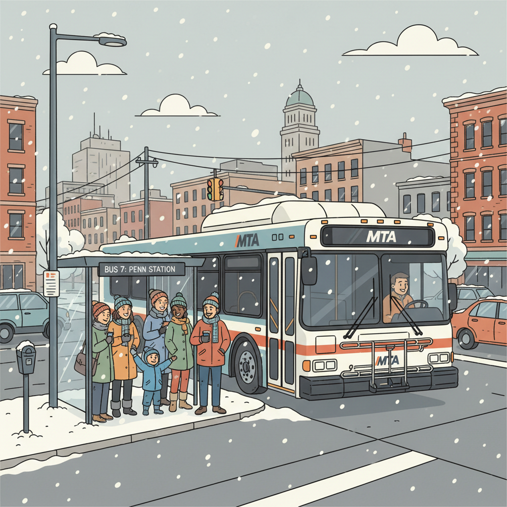 DC-Maryland-Virginia Transit Adapts to Winter Storm