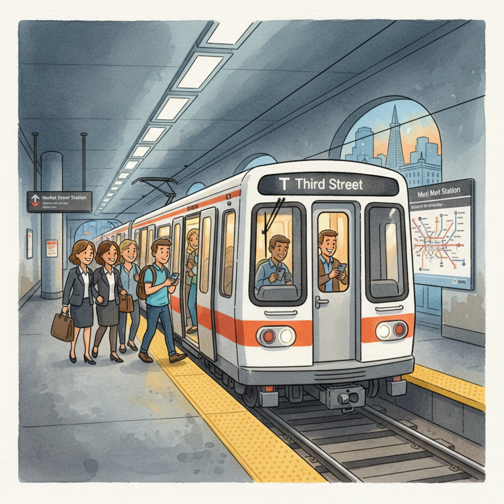 SF Muni Offers Free Rides to Ring in New Year Safely