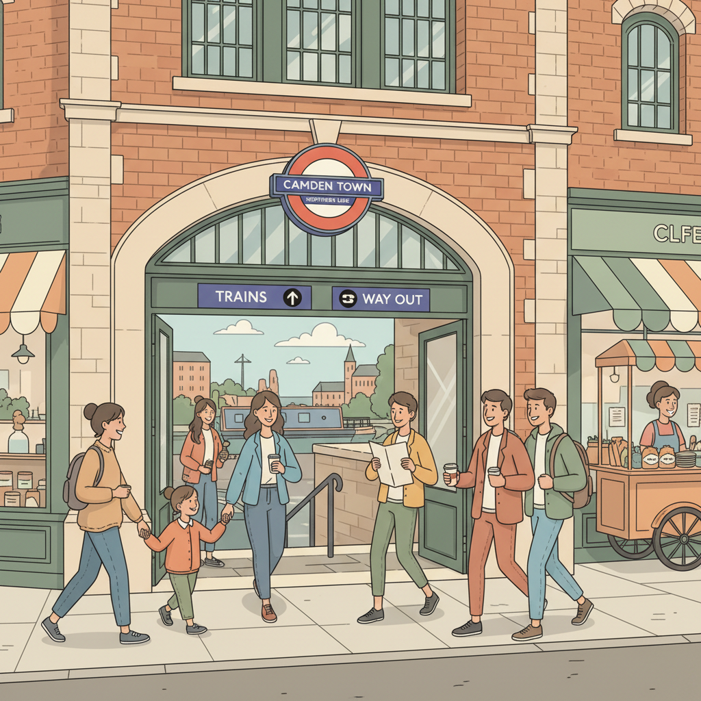 Camden Town Escalator Returns, Easing Congestion