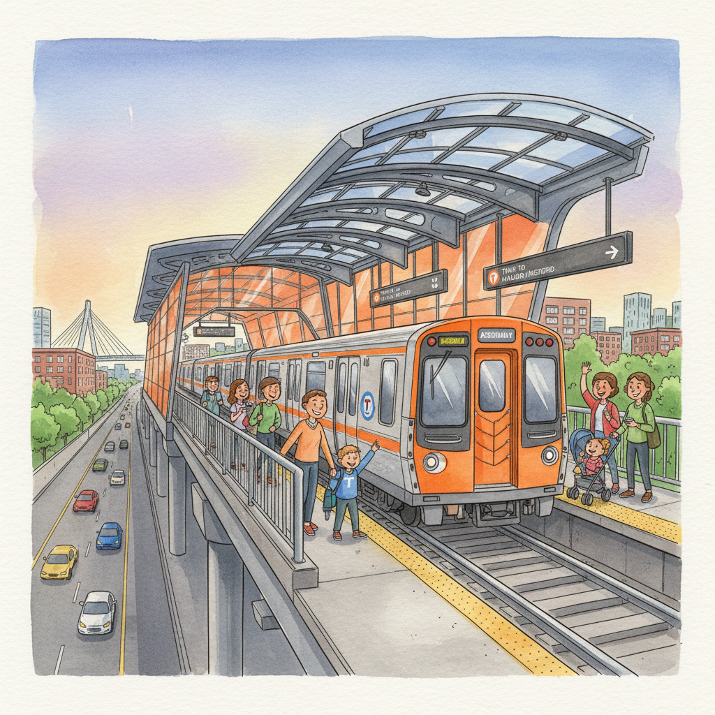 Boston MBTA Pauses to Save Injured Swan