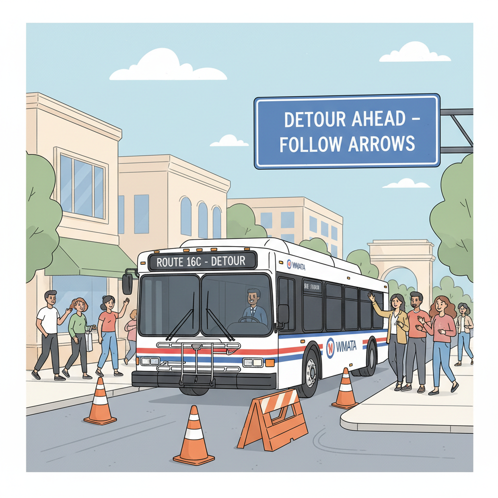 DC-Maryland-Virginia Bus Routes Adapt for Construction