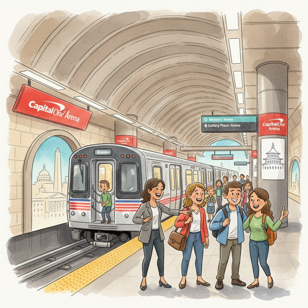 DC Metro Promotes Transit for Wizards Game