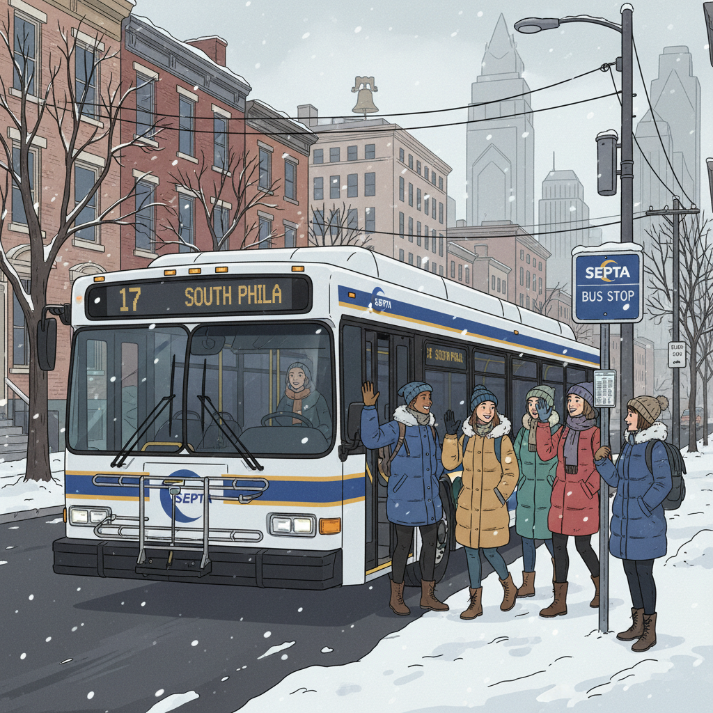 Philadelphia SEPTA Riders Get Warmer Week Ahead