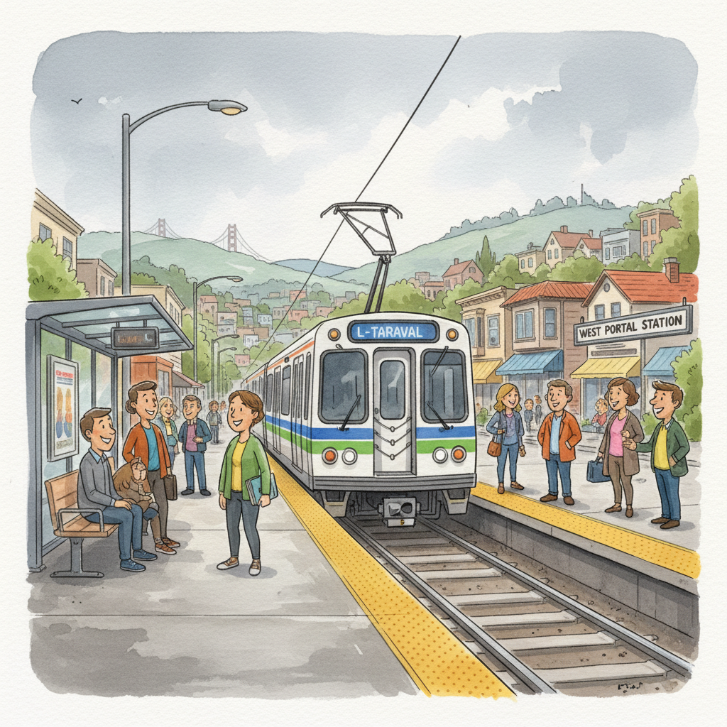 SF Muni Metro Restores Service After West Portal Delay