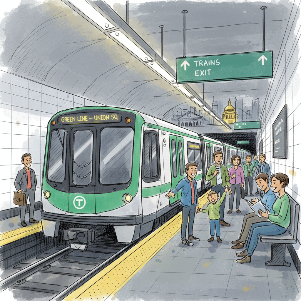 Boston Green Line Back on Track After Brief Delay