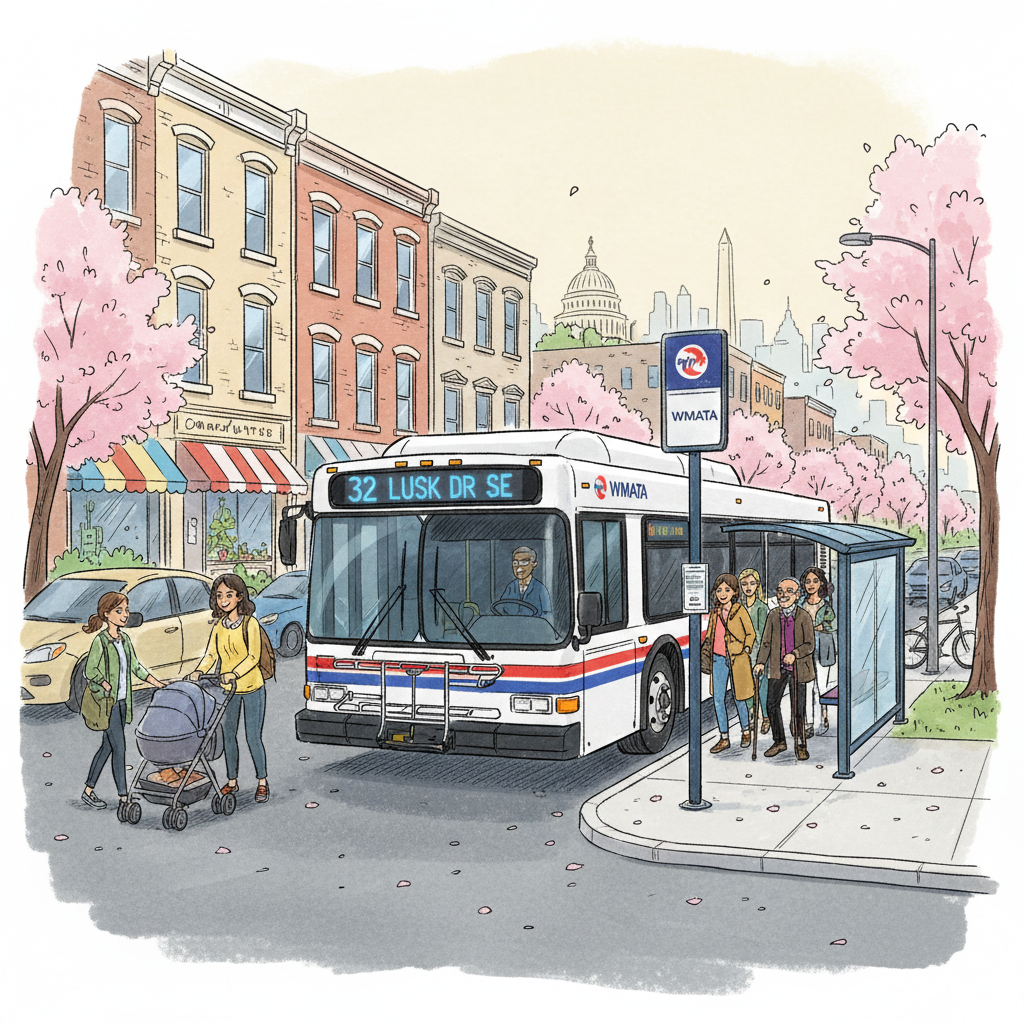 DC-Maryland-Virginia Bus Stop Closure Sparks Route Adaptation