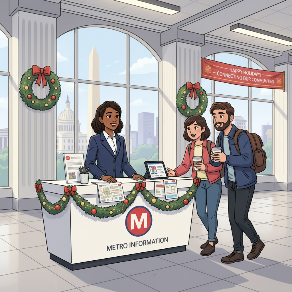 Metro Helps ZooLights Visitors Navigate Holiday Transit