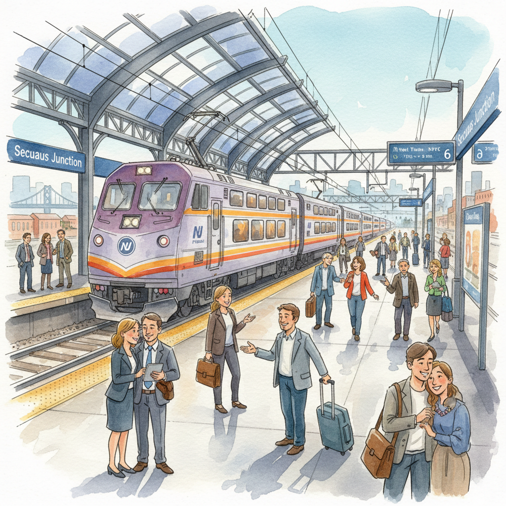 NJ Transit Opens Doors to Riders at Secaucus Forum