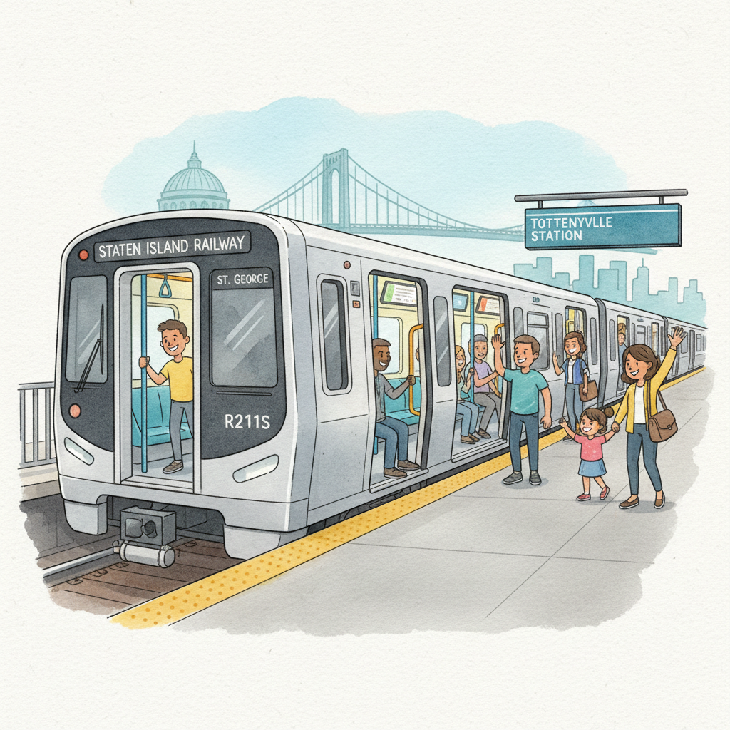 NYC Staten Island Railway Unveils New Fleet