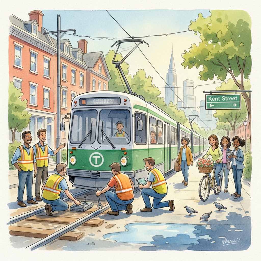 Boston Transit Adapts After Track Obstruction Cleared