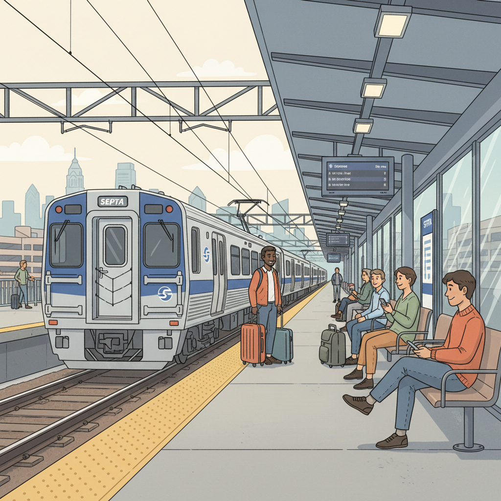 Philadelphia Airport Line Adapts After Train Delay