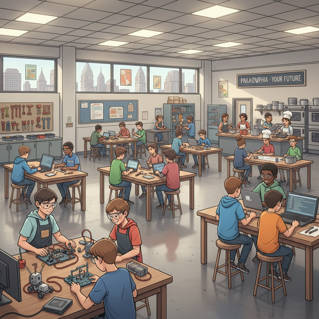 Philadelphia Students Discover Careers Through Hands-On Camp