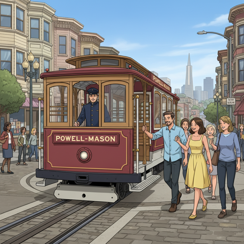 SF Cable Car Back on Track After Brief Delay