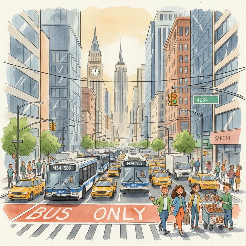 NYC 34th Street Busway Could Transform Crosstown Transit
