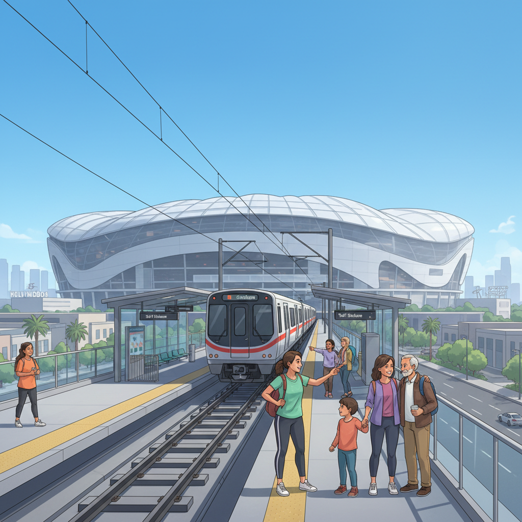 LA Metro Preps SoFi Stadium for 2026 World Cup