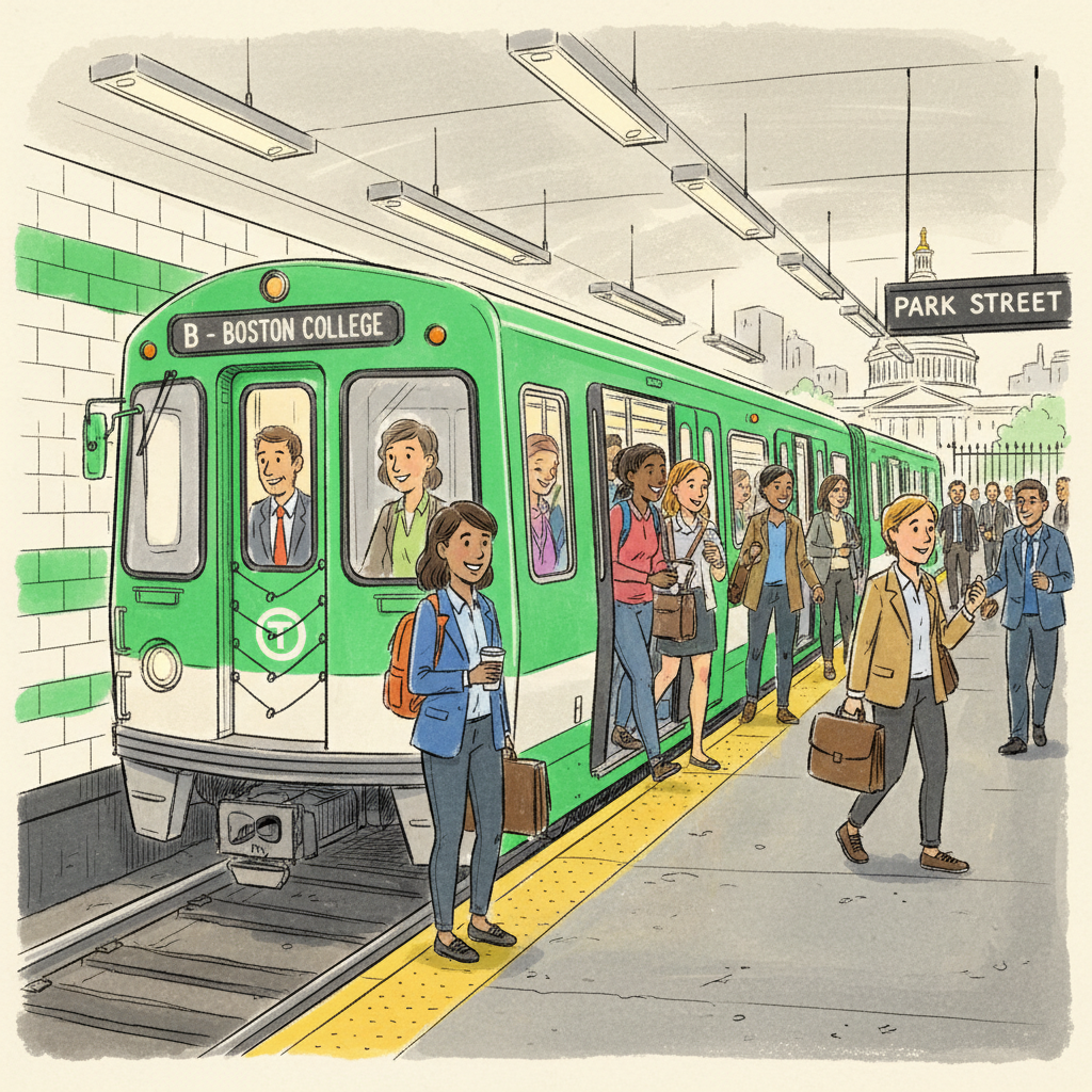 Boston Green Line Back on Track After Brief Delays